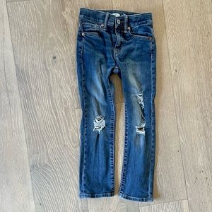 Old Navy Karate Slim size 6 jeans with camo patch knees adjustable waist